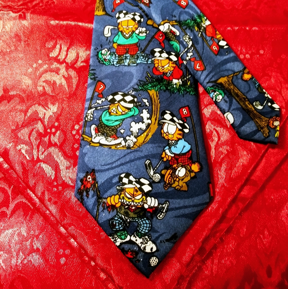 Vintage '78 Garfield Golf Themed Tie